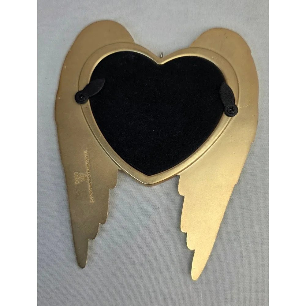 Hallmark 2020 Forever My Friend Angel Wings Heart Pet Memorial Photo Ornament